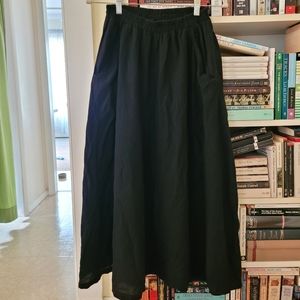NWT Curator SF Cotton Skirt Black